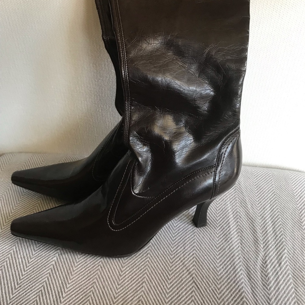 Franco Sarto Chocolate Boots Size 12
